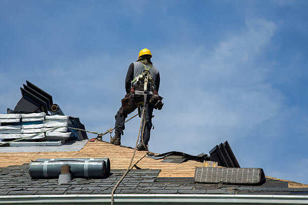 Professional Gutter Installation technician working in Savage, MN
